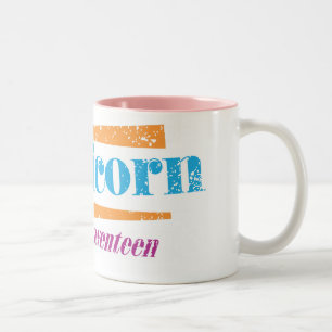Capricorn Aqua Two-Tone Coffee Mug