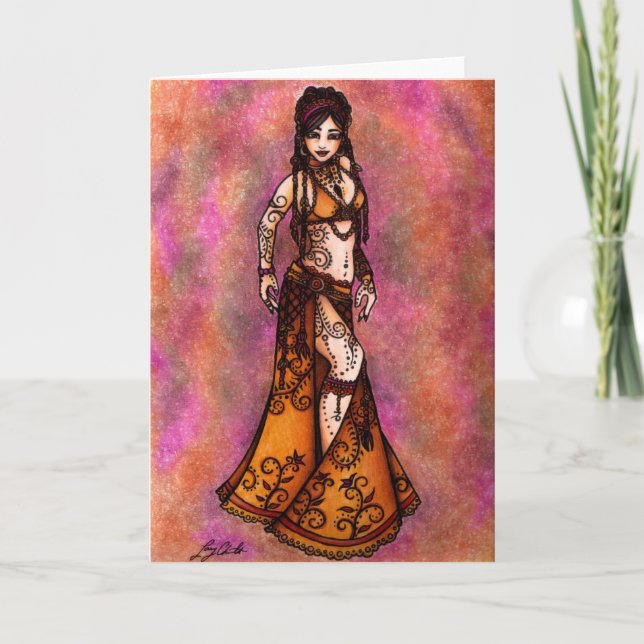 Capricorn Belly Dancer Card (Front)