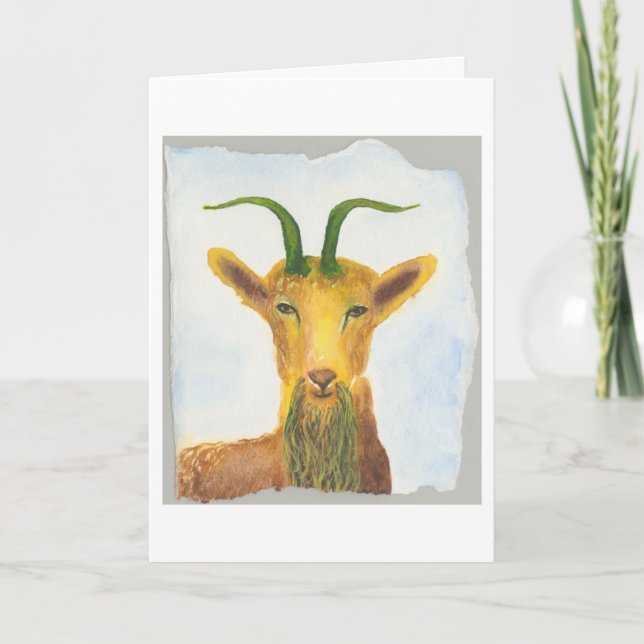 Capricorn Birthday Card (Front)