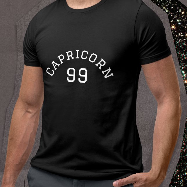 Capricorn | Black Birthday T-Shirt (Creator Uploaded)