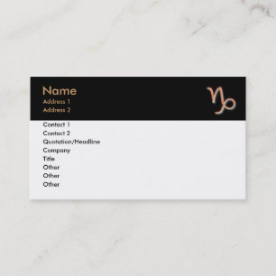 Capricorn Business Card