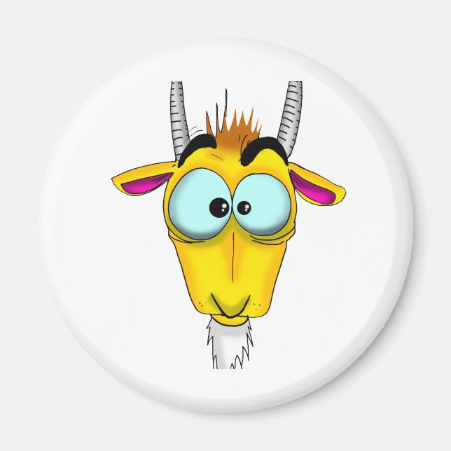 Capricorn Cartoon Magnet (Front)