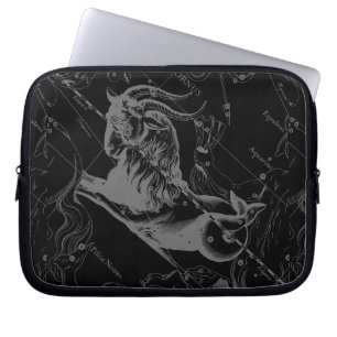 Capricorn Constellation Hevelius 1690 Engraving Laptop Sleeve