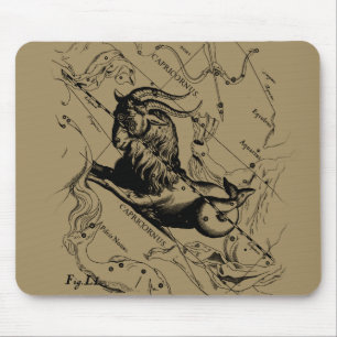 Capricorn Constellation Map Hevelius circa 1690 Mouse Pad
