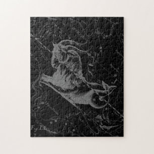 Capricorn Constellation Map Hevelius Engraving Jigsaw Puzzle
