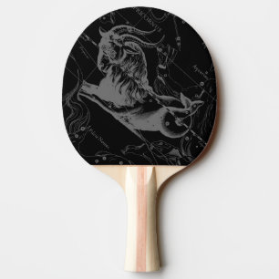 Capricorn Constellation Map Vintage Hevelius 1690 Ping Pong Paddle