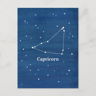 Capricorn Constellation Stars Postcard