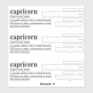 Capricorn Definition Aesthetic Astrology Gift