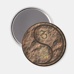 Capricorn & Earth Dragon Magnet