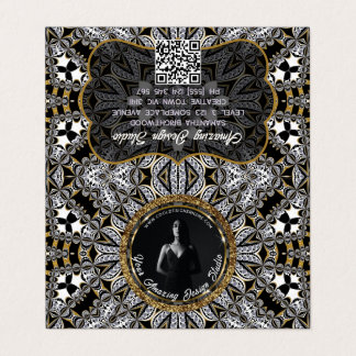 Capricorn Earth Energy Color Palette Folded Business Card