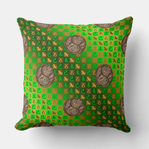 Capricorn & Earth Goat Throw Pillow