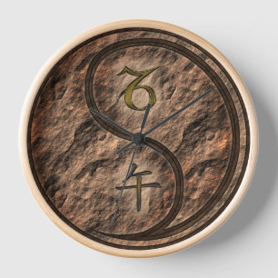 Capricorn & Earth Horse Clock