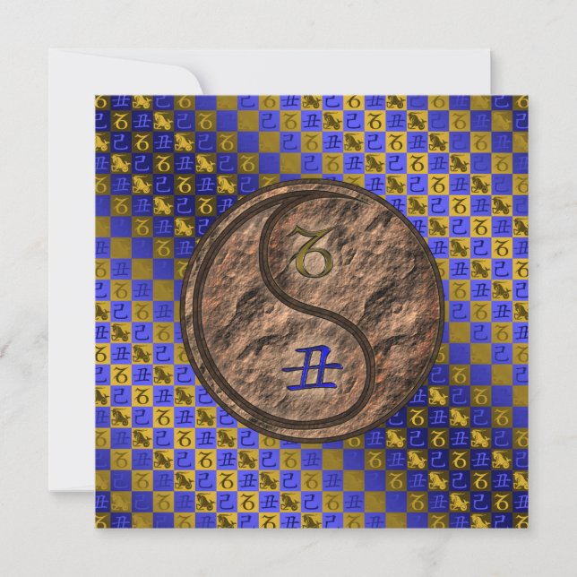 Capricorn & Earth Ox Card (Front)