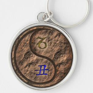 Capricorn & Earth Ox Keychain