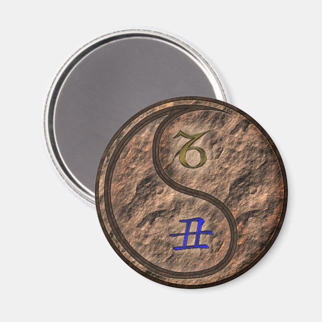 Capricorn & Earth Ox Magnet (Front/Back)