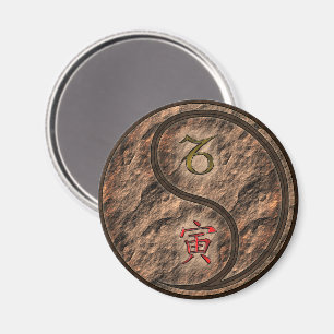 Capricorn & Earth Tiger Magnet
