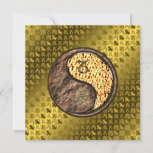 Capricorn & Fire Dragon Card