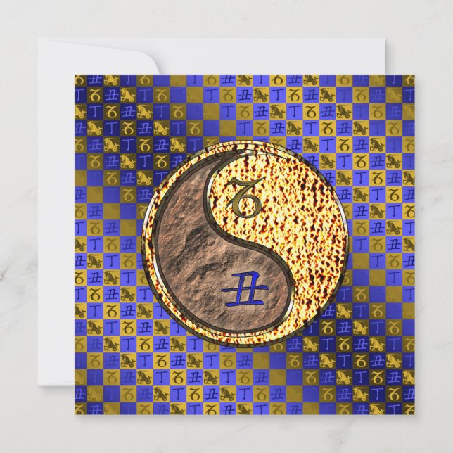 Capricorn & Fire Ox Card (Front)