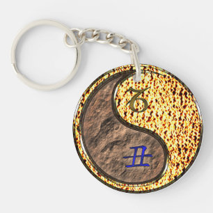 Capricorn & Fire Ox Keychain