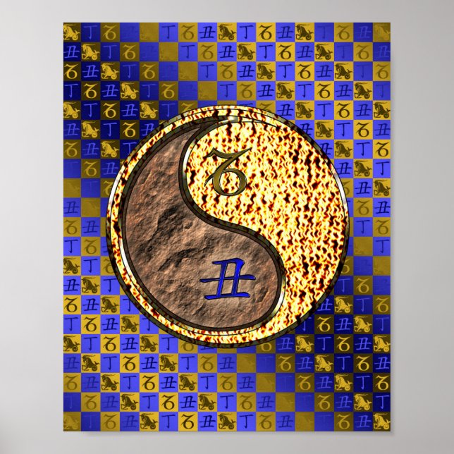Capricorn & Fire Ox Poster (Front)