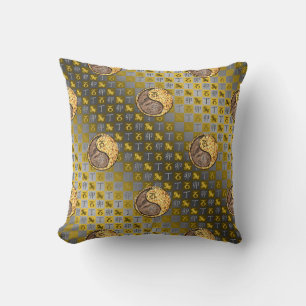 Capricorn & Fire Rabbit Throw Pillow