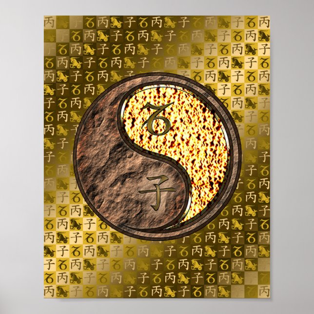 Capricorn & Fire Rat Poster (Front)