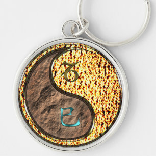 Capricorn & Fire Snake Keychain