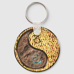Capricorn & Fire Snake Keychain