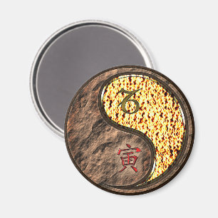 Capricorn & Fire Tiger Magnet