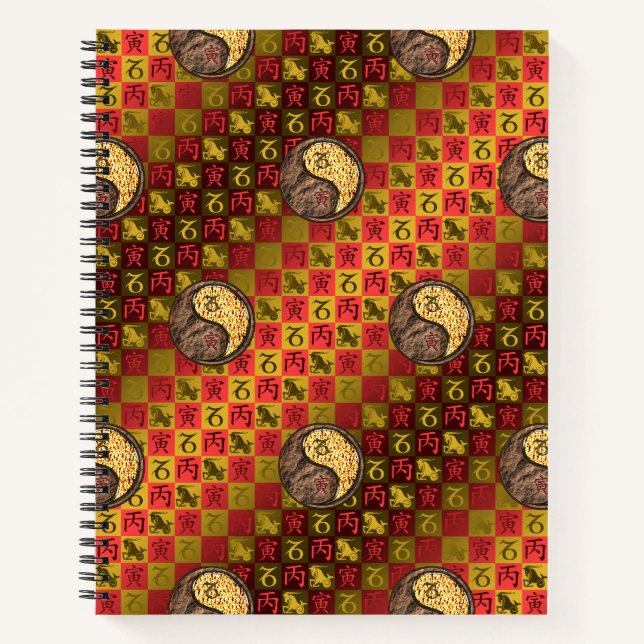 Capricorn & Fire Tiger Notebook (Front)