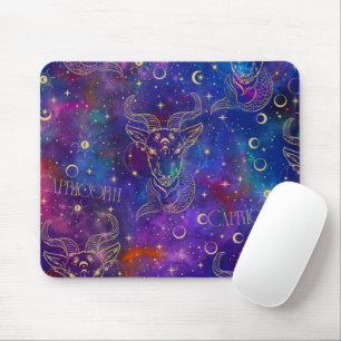 Capricorn Galaxy Mouse Pad