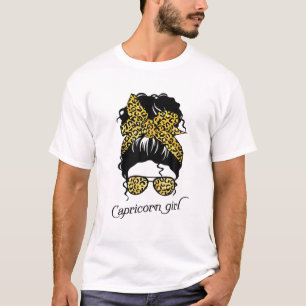 Capricorn Girl Zodiac Sign Horoscope Birthday T-Shirt