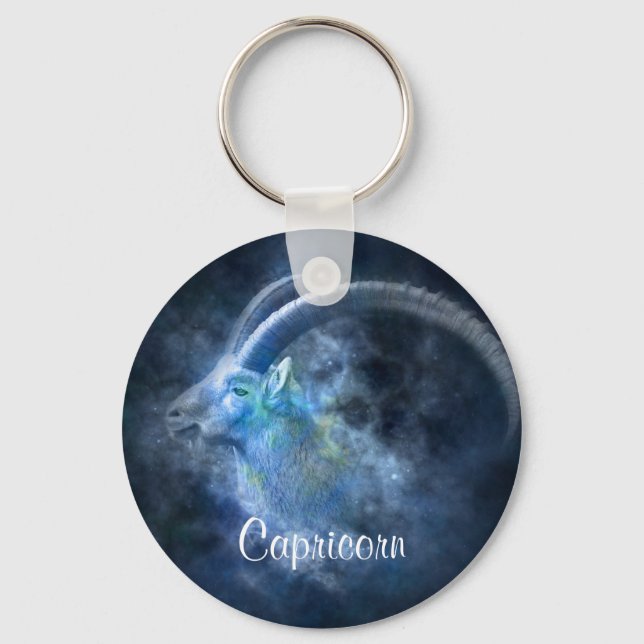 Capricorn Goat Keychain (Front)