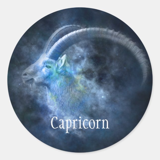 Capricorn Goat Sticker (Front)