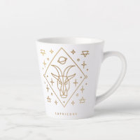 Capricorn Gold Glyph Coffee Mug
