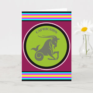 Capricorn Greeting Card