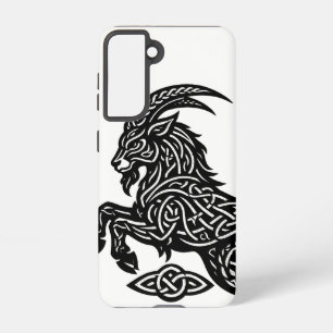 Capricorn — Haunted Ink Zodiac Goat‑Fish Samsung Galaxy Case