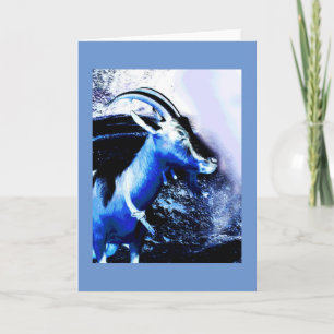 Capricorn Holiday Card
