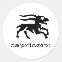 Capricorn in black
