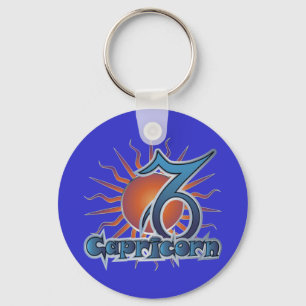 Capricorn Keychain