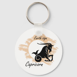 Capricorn Keychain