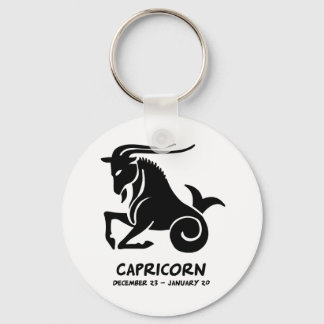 Capricorn Keychain