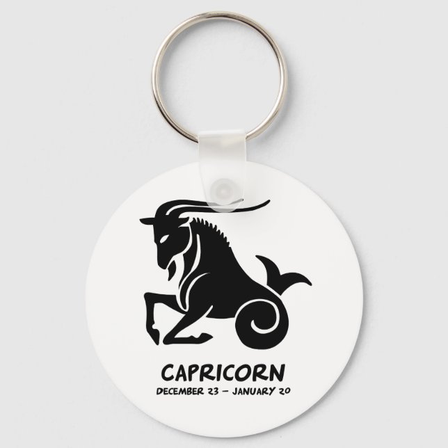Capricorn Keychain (Front)