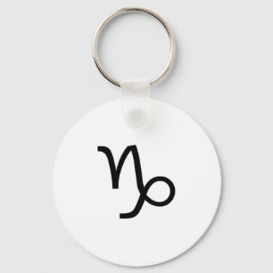 Capricorn Keychain