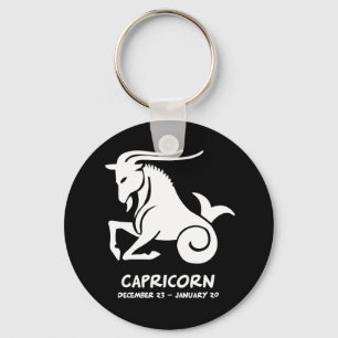Capricorn Keychain