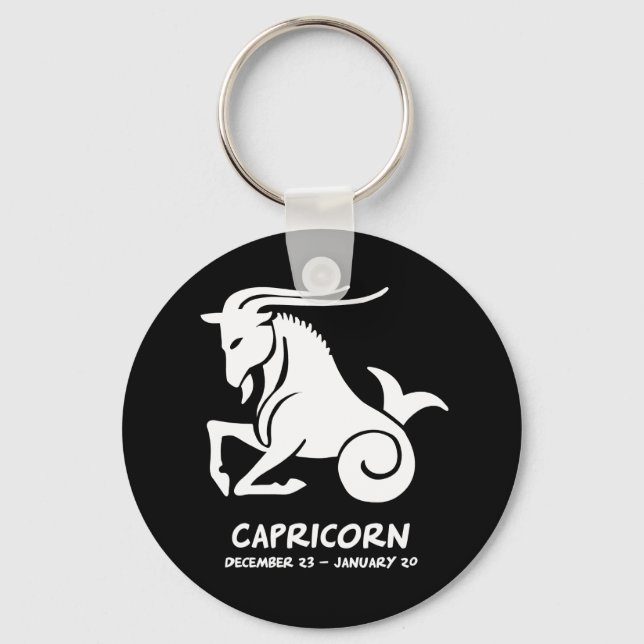 Capricorn Keychain (Front)