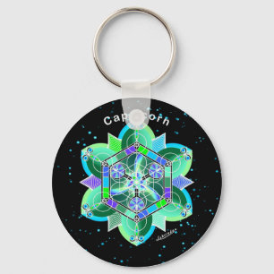 Capricorn Keychain