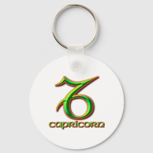 Capricorn Keychain