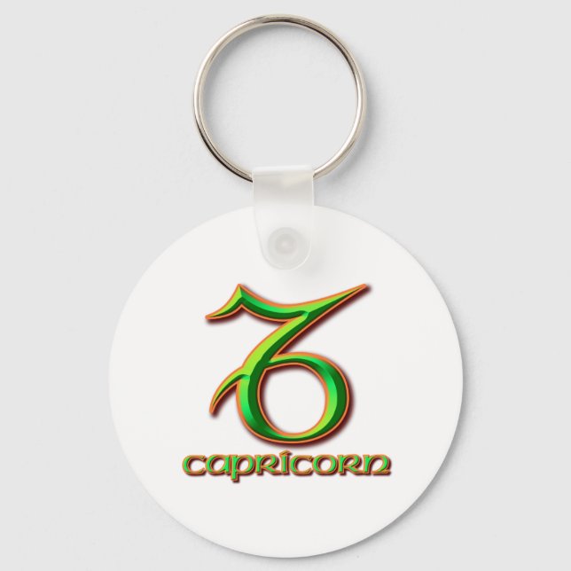 Capricorn Keychain (Front)