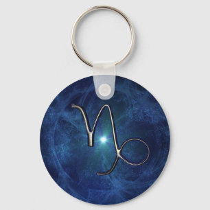 Capricorn Keychain